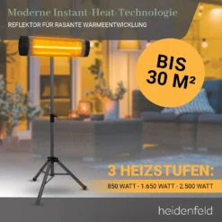 Heidenfeld Infrarot Heizstrahler IH100 22 Heidenfeld Infrarot Heizstrahler IH100 -Grünwelt Exporteren Garten-Winkel b0e4818fa567401dc789b929879f42a8