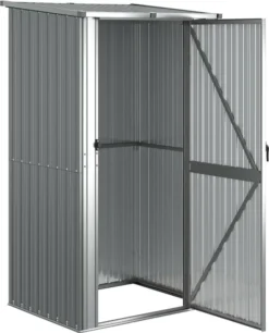 VidaXL Geräteschuppen Grau 118,5x97x209,5 Cm Verzinkter Stahl -Grünwelt Exporteren Garten-Winkel b1214f51ba60a9a04cc62d8756a9c4b5