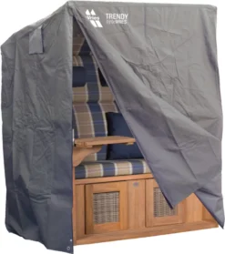 DeVries Strandkorb Schutzhaube Classic Größe XL - Dunkelgrau