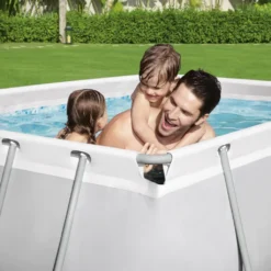 Bestway 56629 Power Steel Rechteckig Aufstellpool 282x196x84cmGestalten: Rechteckig, Maße: 0 - 2,99 M, Filterpumpe: 58381 -Grünwelt Exporteren Garten-Winkel b14421c372597de007bc8f99293bd1c8