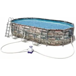 Bestway® Power Steel™ Comfort Jet Series™ Frame Pool-Set Mit Filterpumpe 610 X 366 X 122 Cm, Steinwand-Optik (Naturstein), Oval 32 Bestway® Power Steel™ Comfort Jet Series™ Frame Pool-Set Mit Filterpumpe 610 X 366 X 122 Cm, Steinwand-Optik (Naturstein), Oval -Grünwelt Exporteren Garten-Winkel b1a6738dfdfcbe13799bdae34cc5e9b7