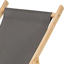 Ersatz-Stoffbezug Wechselbarer Liegestuhl Stoffbezug 100% Polyester Für Holz-Liegestuhl Klappliegestuhl, Farbe Grau [119] -Grünwelt Exporteren Garten-Winkel b1e4e00abb0fd5c2d9b5614ac6011a3f