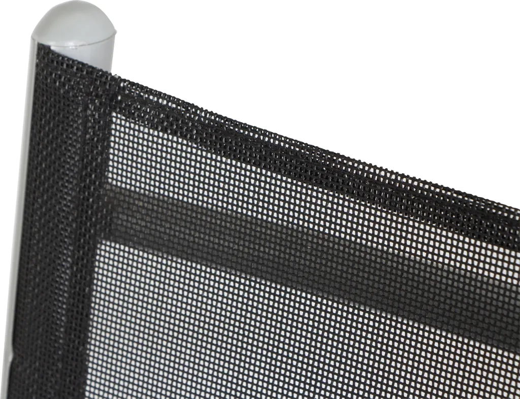 Siena Garden Saturn Klappsessel 2er Set, Gestell Aluminium In Silber, Fläche Textilbezug In Schwarz 5 Siena Garden Saturn Klappsessel 2er Set, Gestell Aluminium In Silber, Fläche Textilbezug In Schwarz – Bild 5