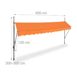 Relaxdays Klemmmarkise Für Balkon -Grünwelt Exporteren Garten-Winkel b2752c35c73701951a6cef71869711d8