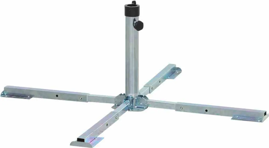 SIENA GARDEN Schirmstaender Klappbar, Verzinkt J01225 2 SIENA GARDEN Schirmstaender Klappbar, Verzinkt J01225 – Bild 2