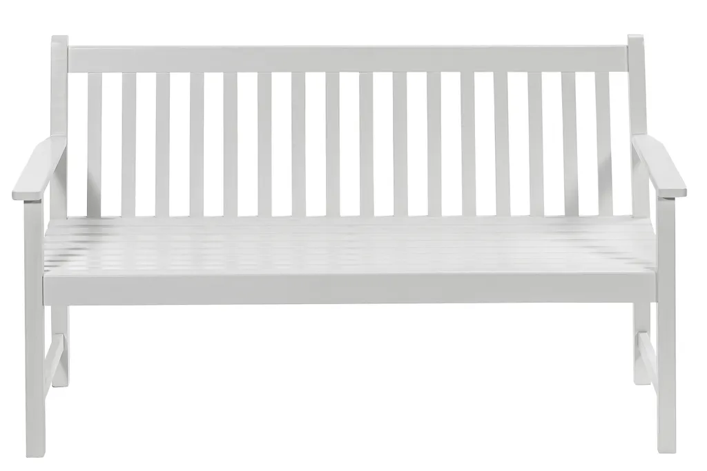 Dehner Gartenbank Mykonos, 3-Sitzer, 150 X 89 X 61.5 Cm, FSC® Akazienholz, Weiß 3 Dehner Gartenbank Mykonos, 3-Sitzer, 150 X 89 X 61.5 Cm, FSC® Akazienholz, Weiß – Bild 3