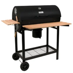BBQ-Toro Holzkohle Grillwagen | Ø 42 X (L) 80 Cm | Premium Kohle Smoker Fahrbar