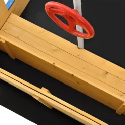 Juskys Sandkasten Käpt’n Pit - Piratenschiff Boot Aus Holz – Große Kinder Sandkiste Für Den Garten Mit Bodenplane Und Sitzbank, Outdoor Sandbox -Grünwelt Exporteren Garten-Winkel b3c02024c64e73f4d6faf0de77916be0