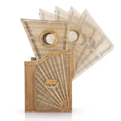 Hoberg Premium 2-Sitzer-Strandkorb Mit Bullaugen -Grünwelt Exporteren Garten-Winkel b4e1f277ca1572346bb94d3a8079a225