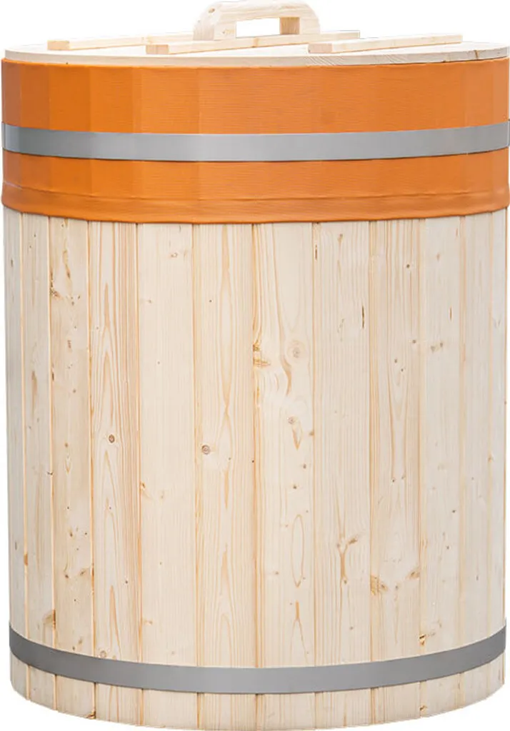 HOME DELUXE - Cold Tub / Badefass (180cm) ARUM - Aus Nordischer Fichte, Mit Integriertem Sitz I Badebottich, Eispool 10 HOME DELUXE - Cold Tub / Badefass (180cm) ARUM - Aus Nordischer Fichte, Mit Integriertem Sitz I Badebottich, Eispool – Bild 10