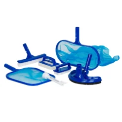 Zelsius 7-teiliges Pool Reinigungsset Mit Poolbürsten, Thermometer Und Kescher