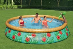 Bestway Fast Set™ Pool-Set Mit Filterpumpe "Paradise Palms", Rund, 457x84cm, 57416 38 Bestway Fast Set™ Pool-Set Mit Filterpumpe "Paradise Palms", Rund, 457x84cm, 57416 -Grünwelt Exporteren Garten-Winkel b69a2d6c5f886e6f8f8b78d6ef35fe89