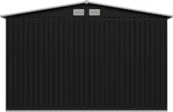 VidaXL Geräteschuppen Anthrazit Stahl 257x205x178 Cm -Grünwelt Exporteren Garten-Winkel b6a74dbeab437cda7e893d1994b4228f
