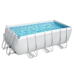Bestway Power Steel™ Frame Pool Komplett-Set, Eckig, 412x201x122cm, 56457 -Grünwelt Exporteren Garten-Winkel b717b726a19251f43709e16b05eaa0c9