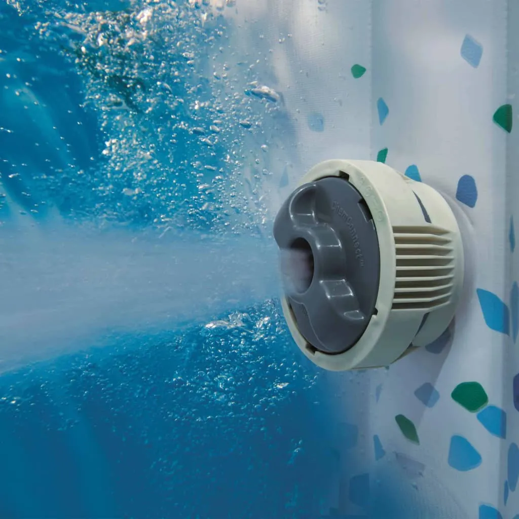 Bestway Whirlpool Lay-Z-Spa Miami | 4 Personen | 81 Massageluftdüsen | Automatisch Aufblasbar | 180x66 Cm | Schwarz/türkis | Abdeckung | Indoor Outdoor 9 Bestway Whirlpool Lay-Z-Spa Miami | 4 Personen | 81 Massageluftdüsen | Automatisch Aufblasbar | 180x66 Cm | Schwarz/türkis | Abdeckung | Indoor Outdoor – Bild 9