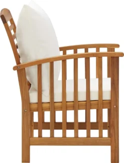 VidaXL Gartenstühle Mit Kissen 2 Stk. Akazie Massivholz -Grünwelt Exporteren Garten-Winkel b84a651189b581f0bdea6ed309e11e57
