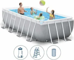 Intex Frame Pool Set Prism Quadra 400 X 200 X 100 Cm 30 Intex Frame Pool Set Prism Quadra 400 X 200 X 100 Cm -Grünwelt Exporteren Garten-Winkel b88f14745f30bfd8ece3577cc23cf194
