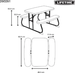 Lifetime Kunststoff Picknicktisch Kinder Blau -Grünwelt Exporteren Garten-Winkel b8a9ee9fca08513a2cca2fd4b176bb19