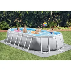 INTEX 26796GN Prism Frame Oval Pool 503 X 274 X 122 Cm -Grünwelt Exporteren Garten-Winkel b8c9f32876fc08c32c3488a52739c66a