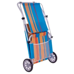 VCM Strandliege Sonnenliege Transportliege Gartenliege Mit Räder Und Sonnendach Bunt -Grünwelt Exporteren Garten-Winkel b92e4261f224f8537a9fb91f4d757863