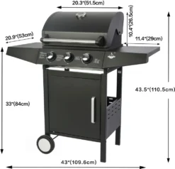 Gasgrill "San Angelo" 3-Brenner