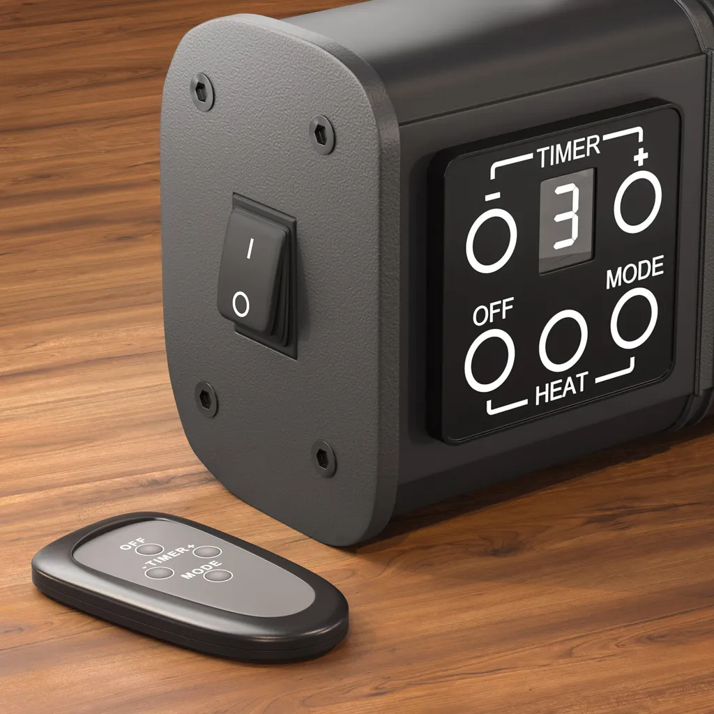 FERNANDO | Deckenheizstrahler | Schwarz | 3000W | 3 Heizstufen | Heizstrahler Decke, Infrarotstrahler Terrasse 2 FERNANDO | Deckenheizstrahler | Schwarz | 3000W | 3 Heizstufen | Heizstrahler Decke, Infrarotstrahler Terrasse – Bild 2