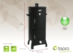 TEPRO-Gas-Räucherofen "Lockport" 3182 -Grünwelt Exporteren Garten-Winkel bc0b1e11c4e4b05942666cc0b5f6196c