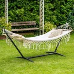 NABBI Hängematte Bura 200x100 Cm - Cremig -Grünwelt Exporteren Garten-Winkel bd246d0e19d137529cab5254d88133d4