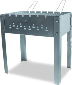 ACTIVA Mangal Schaschlik Grill Edelstahl 50x30 Cm Inkl. Grillrost Und 6 Spießen -Grünwelt Exporteren Garten-Winkel bd62602b842bed434848c72da5101bf8