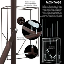 KESSER® Premium Tomatengewächshaus Foliengewächshaus, Gewächshaus Klein, Tomatenhaus, Treibhaus Mit Tür Zum Aufrollen - 100 X 50 X 150 Cm Frühbeet, Gemüse, Blumen, Obst, Garten, Farbe:Transparent, Größe:100 X 50 X 150 Cm -Grünwelt Exporteren Garten-Winkel be135d4464839592002a127acebe1f49