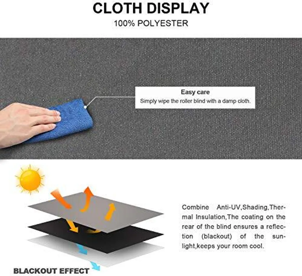 Wolketon Senkrechtmarkise Vertikalmarkise Sonnenschutz Windschutz Seitenrollo Sichtschutz Anthrazit 180 X 140 Cm¡ 3 Wolketon Senkrechtmarkise Vertikalmarkise Sonnenschutz Windschutz Seitenrollo Sichtschutz Anthrazit 180 X 140 Cm¡ – Bild 3