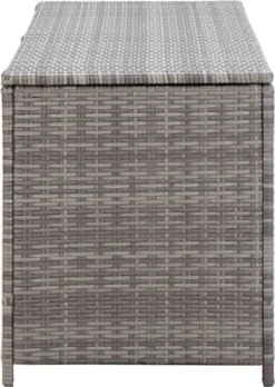 VidaXL Gartenbox Grau 150x50x60 Cm Poly Rattan -Grünwelt Exporteren Garten-Winkel beabab3f7b5cb8688a0f69fe3928fcf9