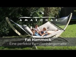 Hängematte Amazonas Fat Hammock XXL 187x146cm Taupe -Grünwelt Exporteren Garten-Winkel bfcb37fc4117e9d320a4b0015797e3ca