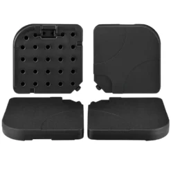 Juskys Schirmgewicht 4er-Set Quad Für Schirmständer Mit 60 Liter Wasser Oder 80 Kg Sand Befüllbar HDPE Kunststoff Sonnen-Schirmständer -Grünwelt Exporteren Garten-Winkel bfe5d99a9b9aace30ec1077c38b6f71b