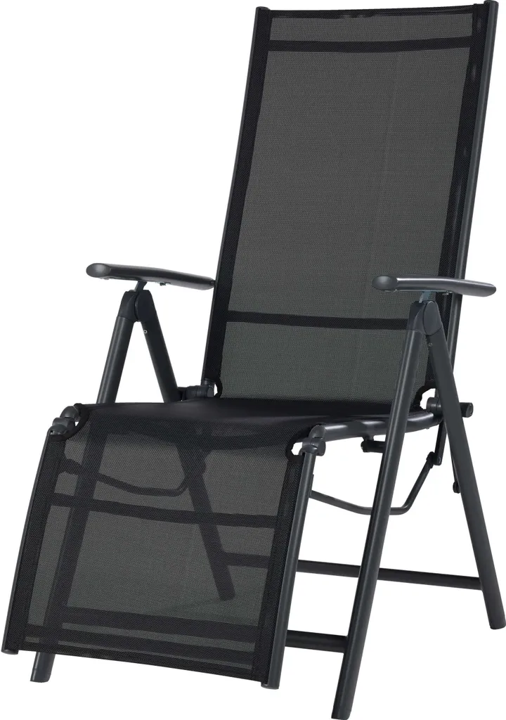 COUNTRYSIDE® Relaxsessel Houston, Alu, Schwarz/ Anthrazit 1 COUNTRYSIDE® Relaxsessel Houston, Alu, Schwarz/ Anthrazit