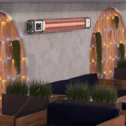 ROBERTO | Deckenheizstrahler | Edelstahl | 3000W | 3 Heizstufen | Heizstrahler Decke, Infrarotstrahler Terrasse -Grünwelt Exporteren Garten-Winkel c028ff5781fe357653d2b22ebf791664