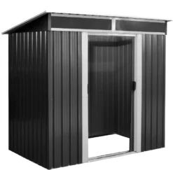 Zelsius Geräteschuppen Mit Schiebetür (B) 238 X (T) 132 X (H) 180 Cm | Anthrazit