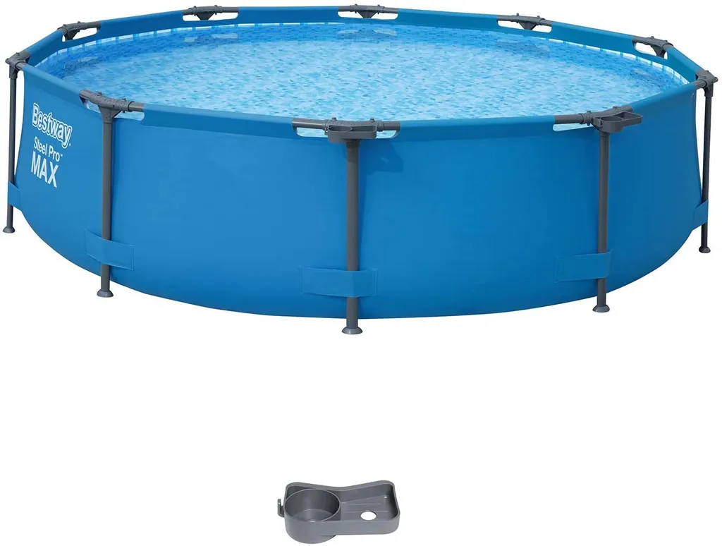 Bestway Frame Pool “Steel Pro™” 305x76 Cm - Rund - 4.678 L; 56406 12 Bestway Frame Pool “Steel Pro™” 305x76 Cm - Rund - 4.678 L; 56406 – Bild 12