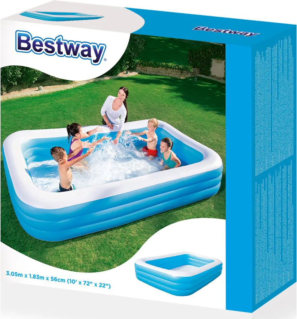 Bestway® Family Pool 305 X 183 X 56 Cm, Eckig 20 Bestway® Family Pool 305 X 183 X 56 Cm, Eckig – Bild 20