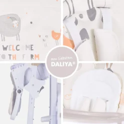 Daliya® SITONMI 3in1 Kinderhochstuhl - Babyliege Kinderstuhl Babystuhl Hochstuhl Mit 4 Räder - Korb - Neugeborenen Einlage 7 Fach Höhenverstellbar ( Beige ) 9 Daliya® SITONMI 3in1 Kinderhochstuhl - Babyliege Kinderstuhl Babystuhl Hochstuhl Mit 4 Räder - Korb - Neugeborenen Einlage 7 Fach Höhenverstellbar ( Beige ) -Grünwelt Exporteren Garten-Winkel c28300656ca5816a300155253723b881