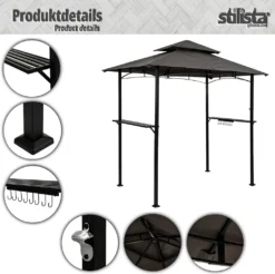 Grillpavillon BBQ Pavillon Grillzelt Grillüberdachung Gartenzelt Gartenpavillon 10 Grillpavillon BBQ Pavillon Grillzelt Grillüberdachung Gartenzelt Gartenpavillon -Grünwelt Exporteren Garten-Winkel c2958e5d99aaac4099333ed9461d56e6