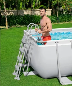 Bestway Power Steel™ Frame Pool Komplett-Set, Eckig 549x274x122 Cm 56466 -Grünwelt Exporteren Garten-Winkel c2a3f55a2bdfd995c6def2d4d538dea7