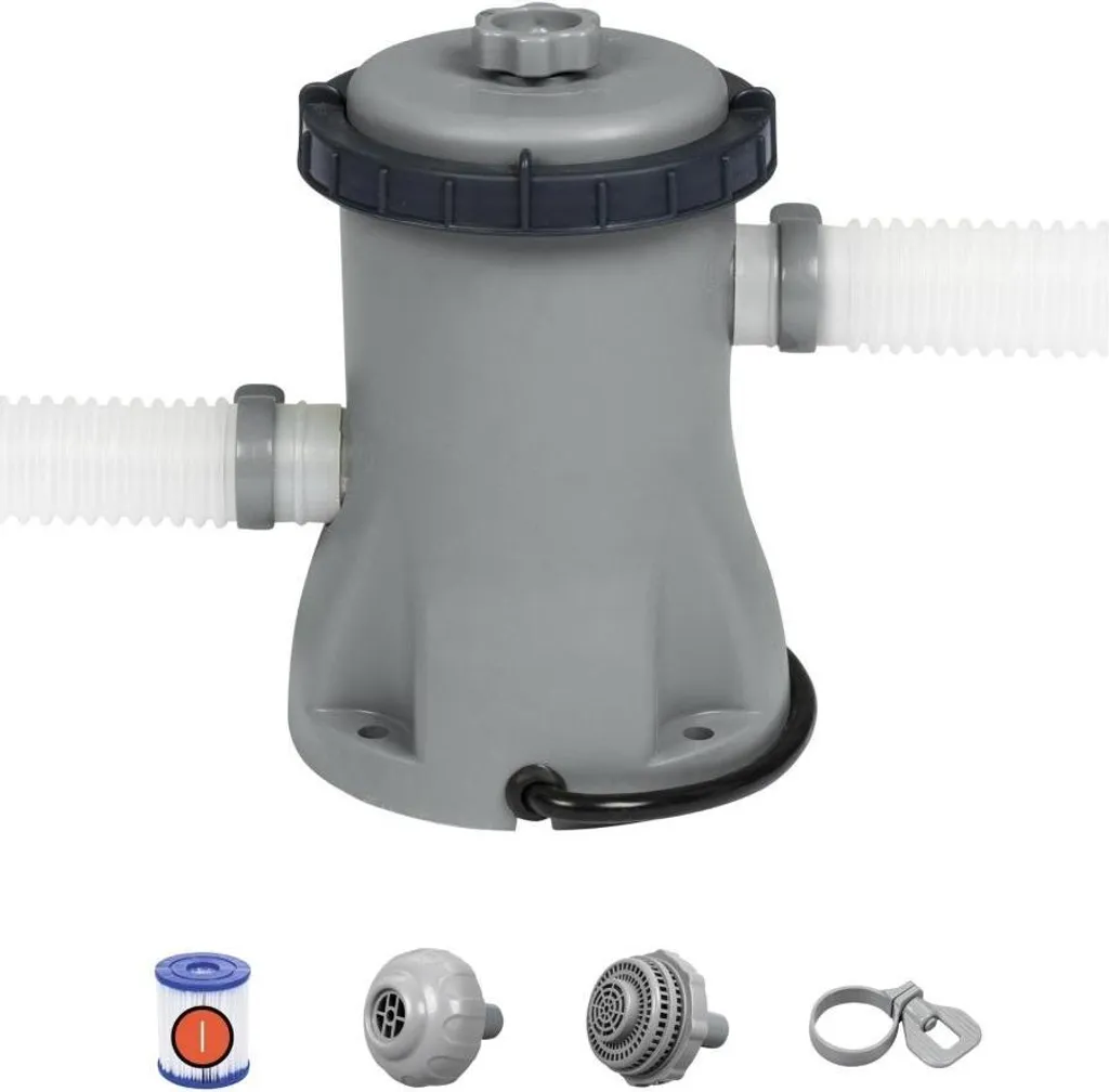 Bestway Pool - Steel Pro - 259 X 170 X 61 Cm - Inklusive Solarsegel, Filterpumpe & Filter 3 Bestway Pool - Steel Pro - 259 X 170 X 61 Cm - Inklusive Solarsegel, Filterpumpe & Filter – Bild 3