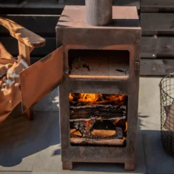 Esschert Design Terrassenofen Mit Pizzaofen Rostbraun 11 Esschert Design Terrassenofen Mit Pizzaofen Rostbraun -Grünwelt Exporteren Garten-Winkel c4c8d8b5023f4bff42616baa1b91f834