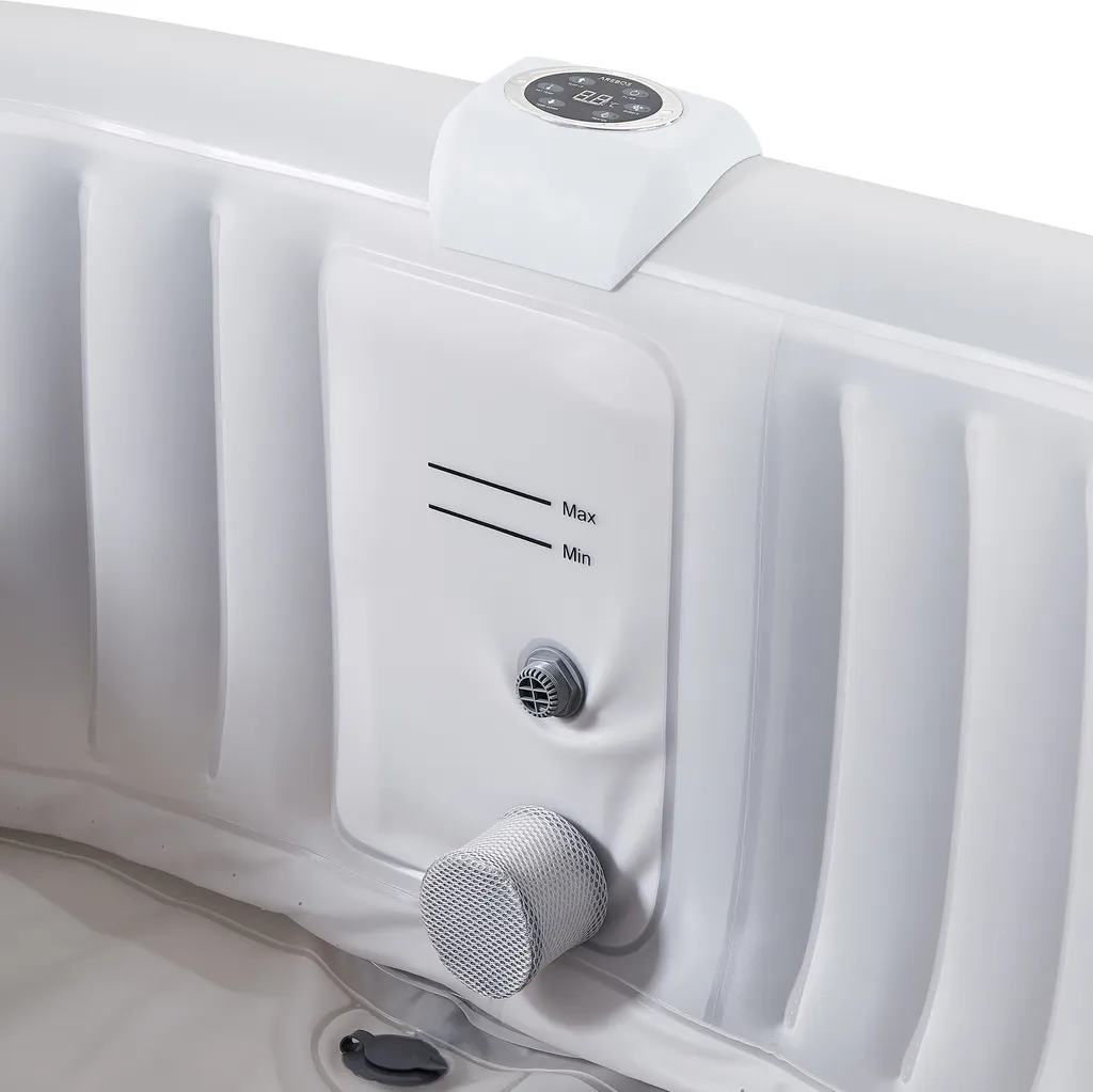 AREBOS Whirlpool Mit LED Beleuchtung, Aufblasbar, In- & Outdoor,190x120 Cm Oval, 2 Personen, 90 Massagedüsen, Mit Heizun, 550 Liter, Inkl. Abdeckung 9 AREBOS Whirlpool Mit LED Beleuchtung, Aufblasbar, In- & Outdoor,190x120 Cm Oval, 2 Personen, 90 Massagedüsen, Mit Heizun, 550 Liter, Inkl. Abdeckung – Bild 9