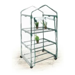 Relaxdays Gewächshaus Mit Rollen Und 3 Etagen