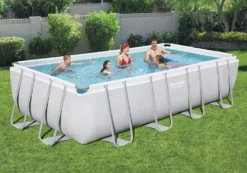 Bestway Power Steel™ Frame Pool Komplett-Set, Eckig 549x274x122 Cm 56466