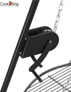 CookKing 121476 Dreibein Schwenkgrill 180cm Mit Edelstahltopf 14 L + Kurbel -Grünwelt Exporteren Garten-Winkel c67062357df3c344b90724b07260746c