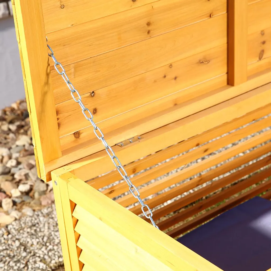 Mucola 140CM Holz Auflagenbox Kissenbox Gartenbox Gartentruhe Auflagen Truhe Holztruhe 5 Mucola 140CM Holz Auflagenbox Kissenbox Gartenbox Gartentruhe Auflagen Truhe Holztruhe – Bild 5