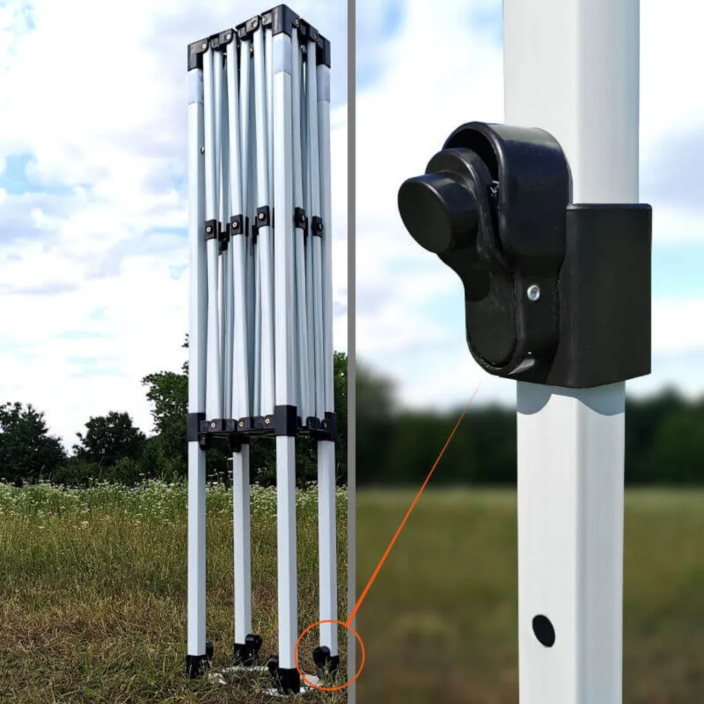 Gartenzelt 2x3m - Ohne 3 Wänden - Beige 3 Gartenzelt 2x3m - Ohne 3 Wänden - Beige – Bild 3